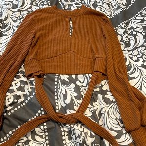 Shein Long sleeve Crop top